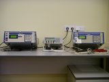 Комплект приборов для исследования первичных параметров передачи кабелей связи.